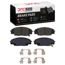 DFC 02-10 Acura CSX Front Drilled & Slotted Geoperformance Rotors 5000 Advanced Pads w/Hardware