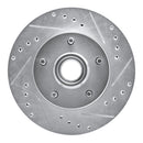 R1 78-90 Buick Electra Front Drilled & Slotted Silver Brake Rotor Set
