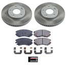 Power Stop 10-11 Kia Soul Front and Rear Semi-Coated Rotor Kit