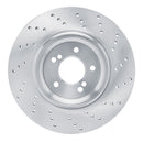 DFC 08-13 BMW M3 Right Rear Drilled Brake Rotor