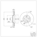 DFC GeoSPEC Coated Rotors - Plain