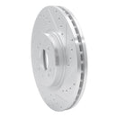 R1 06-12 Mercedes-Benz ML320 Front Drilled & Slotted Silver Brake Rotor Set