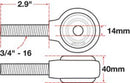 SPC Performance xAxis Rod End Ball Joint