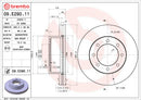 Brembo OE 18-22 Ford F-250 Super Duty/13-15 F-350 Super Duty UV Coated Brake Disc - Front