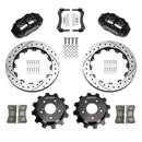Wilwood 89-02 Nissan Skyline Superlite 4R Rear BBK w/ 13.50in Diameter D/S Rotor - Black