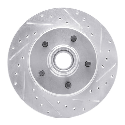 R1 77-95 Buick Electra Front Right Drilled & Slotted Silver Brake Rotor