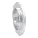 R1 04-15 Infiniti QX56 Rear Right Drilled & Slotted Silver Brake Rotor