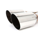 BLOX Racing 2022+ WRX Muffler Delete / Axle Back Single Wall 4in - Polished Tips