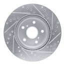 R1 86-92 Toyota Supra Front & Rear Drilled & Slotted Silver Brake Rotor Set