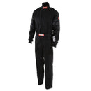 RaceQuip Black SFI-1 1-L Suit - Medium