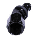 Russell 8AN Twist-Lok 30 Degree Hose End - Black