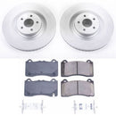 Power Stop 16-18 Ford Focus Front & Rear Z17 Evolution Geomet Coated Brake Kit