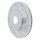 R1 13-26 Honda HR-V Front Drill & Slot Silver Rotors