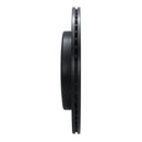 R1 19-25 Ram 1500 Rear Left Drilled & Slotted Black Brake Rotor