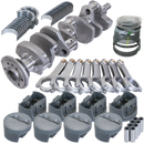 Eagle Chevy 350 3.750in Crank 5.700in H-Beam -5cc Flat Top 4.030in Pistons Balanced Assembly