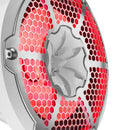 DS18 NXL-M Series Spkr w/ RGB LED Lights 10in 2-Way 200 Watts RMS 4 ohm Wht Grill Detached w/ Cover