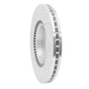 R1 2012-2018 Audi A6 (USA/Canada) Front Right Drilled & Slotted Silver Brake Rotor