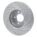 R1 07-20 BMW 328i GT xDrive Front & Rear Drilled & Slotted Silver Brake Rotor Set