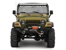 Raxiom 97-06 Jeep Wrangler TJ 50-In LED Light Bar Windshield Mount w/ Auxiliary Bracket