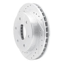 R1 88-00 Cadillac Escalade Front Drilled & Slotted Silver Brake Rotor Set