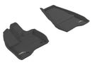 3D MAXpider 2011-2014 Ford Explorer Kagu 1st & 2nd & 3rd Row Floormats - Black