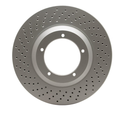 DFC 82-89 Porsche 911 Left Front Drilled GeoSPEC Coated Rotor