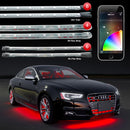 XK Glow Strip Million Color XKCHROME App Undercar Kit (8x24In Tube + 6x10In Strip + 4x36In)