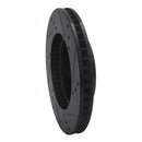R1 16-22 Toyota Prius Front Left Drilled & Slotted Black Brake Rotor