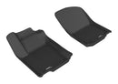 3D MAXpider 2017-2018 Mercedes-Benz GLE-Class C292 Kagu 1st & 2nd Row Floormats - Black