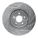 R1 17-23 Subaru Crosstrek Front & Rear Drilled & Slotted Silver Brake Rotor Set