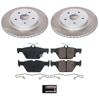 Power Stop 16-19 Subaru Legacy Front and Rear Semi-Coated Rotor Kit