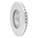 R1 15-23 Mercedes-Benz C300 Front & Rear Drilled & Slotted Silver Brake Rotor Set