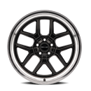 Ridler 610 20x8.5 / 5x114.3 BP / 0mm Offset / 83.82mm Hub Matte Black Polished Wheel