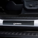 Putco 15-20 Ford F-150 - SuperCrew w/ F-150 Etching (4pcs) Black Platinum Door Sills