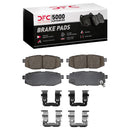DFC 14-18 Subaru Forester Rear Drilled & Slotted Geoperformance Rotors 5000 Advanced Pads w/Hardware