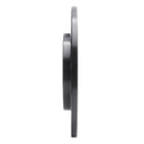 R1 94-99 Buick Regal Rear Right Drilled & Slotted Black Brake Rotor