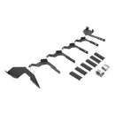 Go Rhino 19-22 Ford Ranger Crew Cab 4DR RB20 Slim Running Boards Kit (w/Brackets) - Bedliner Coating