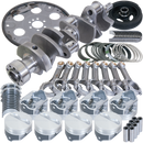 Eagle Chevy 350 1Pc 3.750in Crank 5.700in I-Beam Rods 4.030in Pistons 153 Tooth FP Balanced Assembly