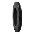 R1 91-97 Acura CL Front Left Drilled & Slotted Black Brake Rotor