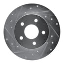 R1 04-12 Chevrolet HHR Front & Rear Drilled & Slotted Silver Brake Rotor Set