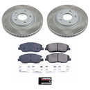 Power Stop 07-09 Hyundai Santa Fe Front and Rear Semi-Coated Rotor Kit