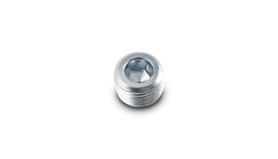 Vibrant 1/8in NPT Male Plug for EGT weld bung - Zinc Plated Mild Steel