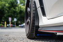 Rally Armor 17-22 Honda Civic Type R White UR Mud Flap w/Black Logo