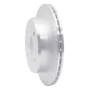 R1 82-85 Toyota Celica Rear Left Drilled & Slotted Silver Brake Rotor