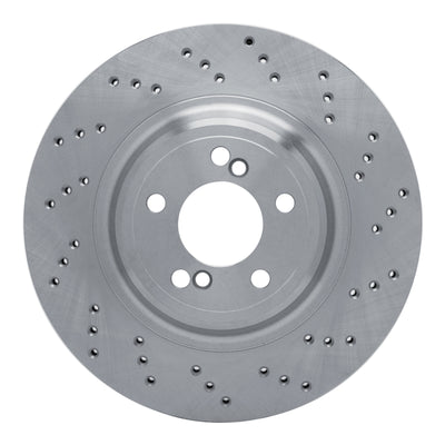 DFC 15-20 BMW M2 Right Rear Drilled Brake Rotor