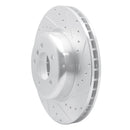 R1 04-10 BMW 535i Front & Rear Drilled & Slotted Silver Brake Rotor Set