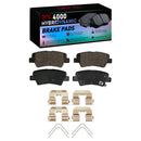 DFC 16-22 Hyundai Tucson Rear Geospec Rotors w/4000 HybriDynamic Brake Pads w/Hardware