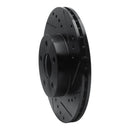 R1 90-05 Buick Skylark Front Right Drilled & Slotted Black Brake Rotor