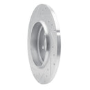 R1 00-05 Mercedes-Benz ML55 AMG Rear Right Drilled & Slotted Silver Brake Rotor