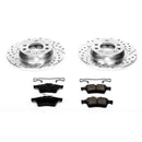 Power Stop 06-09 Pontiac Solstice Rear Z23 Evolution Sport Brake Kit w/Calipers